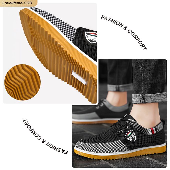 Classic Black Canvas Sneakers - Comfortable, Breathable & Versatile - Image 7