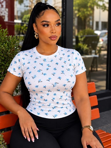 Gorgeous Black Floral Ribbed Top — 5 Ways to Style This Chic Summer Must-Have