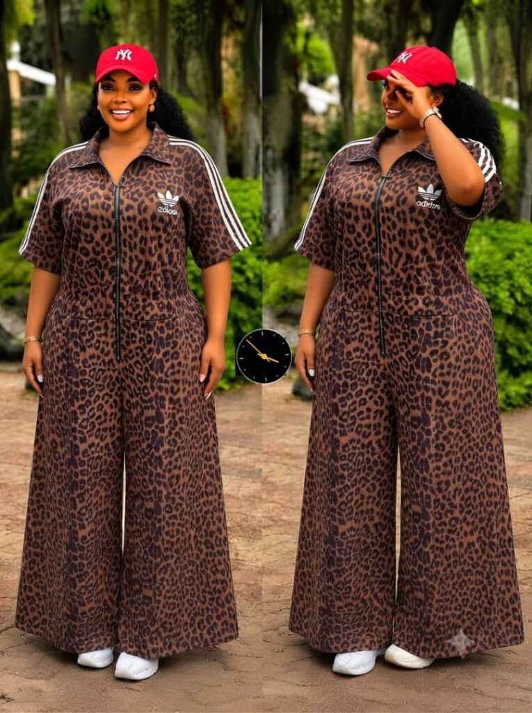 Leopard Print Jumpsuit | Wide Leg Zip-Up Coverall