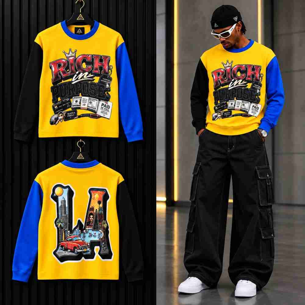 Rich in Purpose Premium Luxury Thick Sweatshirt - Image 3