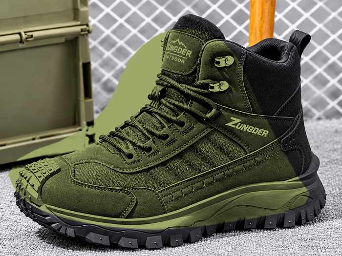 Men's Outdoor Hiking Boots – Casual High-Top Boots in Multiple Colours
